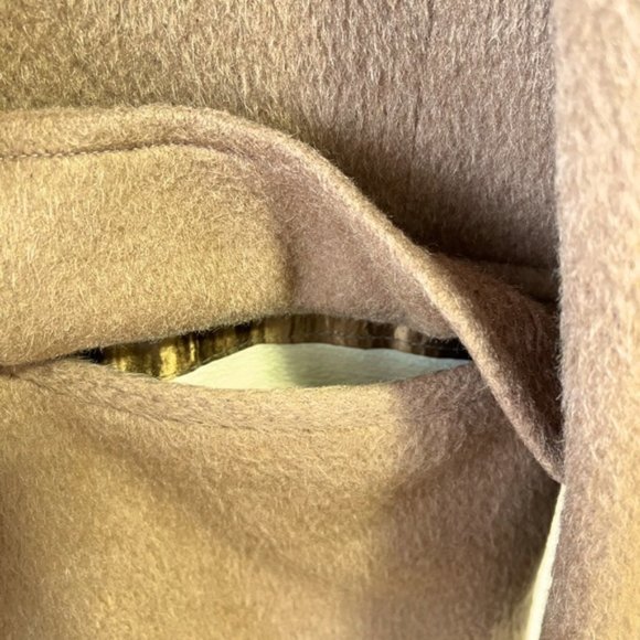 Vintage Crombie Mohara Wool Mohair Coat With Real Fur Collar - Picture 11 of 16